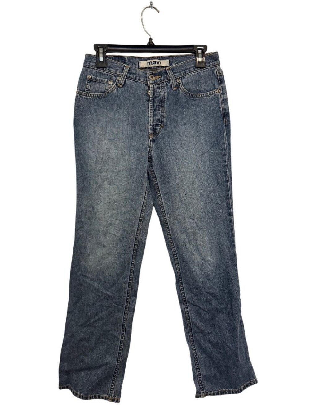 Mavi Womens 174 Kate Bootcut Jeans Low Rise Button Fly Size 28x30 Denim
